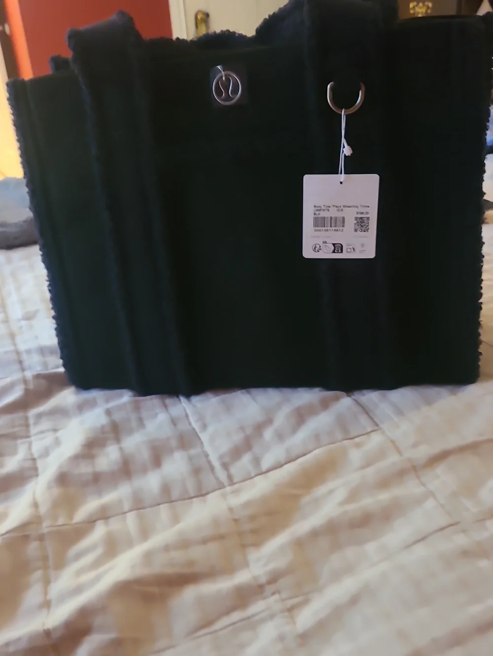 lululemon athletica Black Sherpa Tote